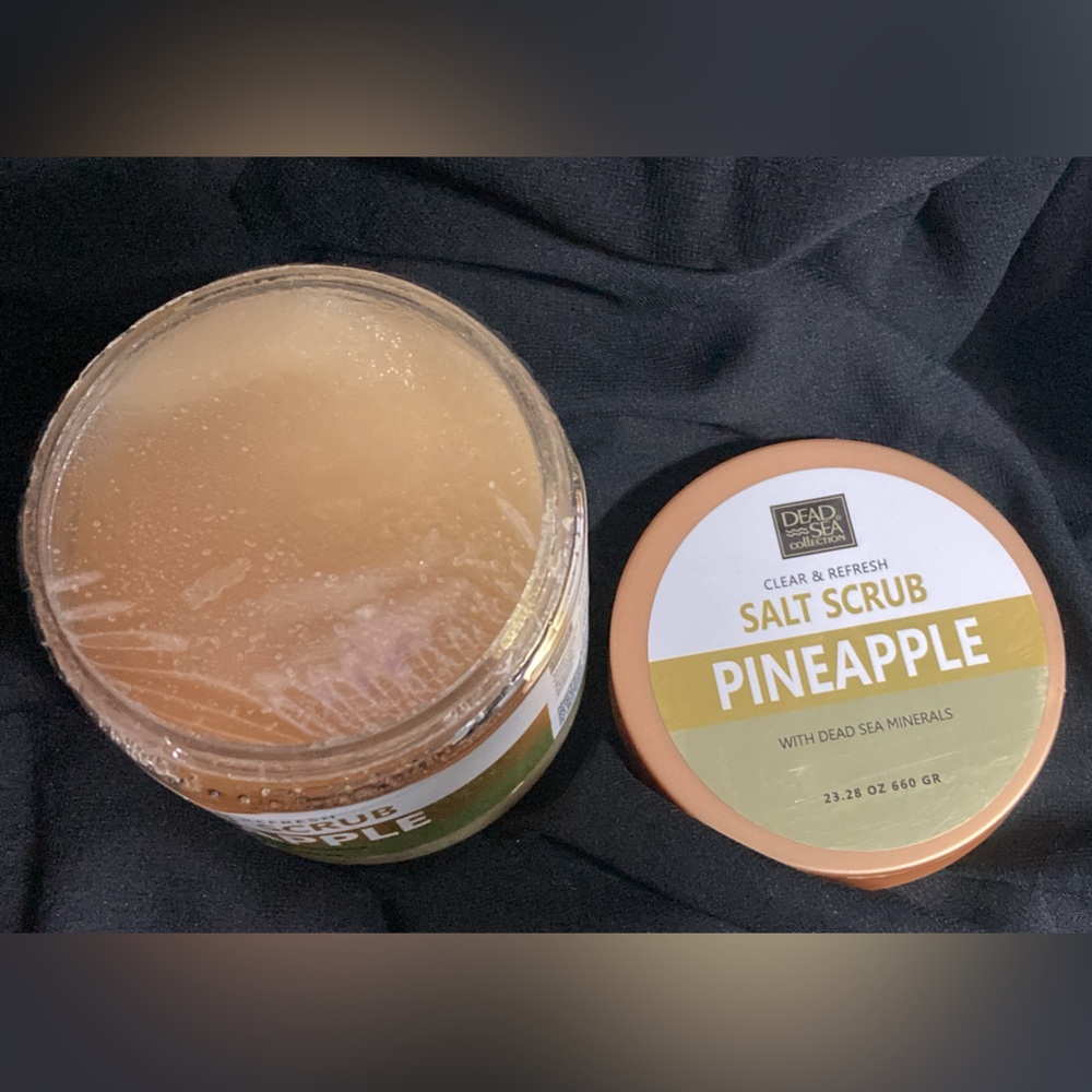 DEAD SEA COLLECTION PINEAPPLE SALT SCRUB - Picture 2 of 5